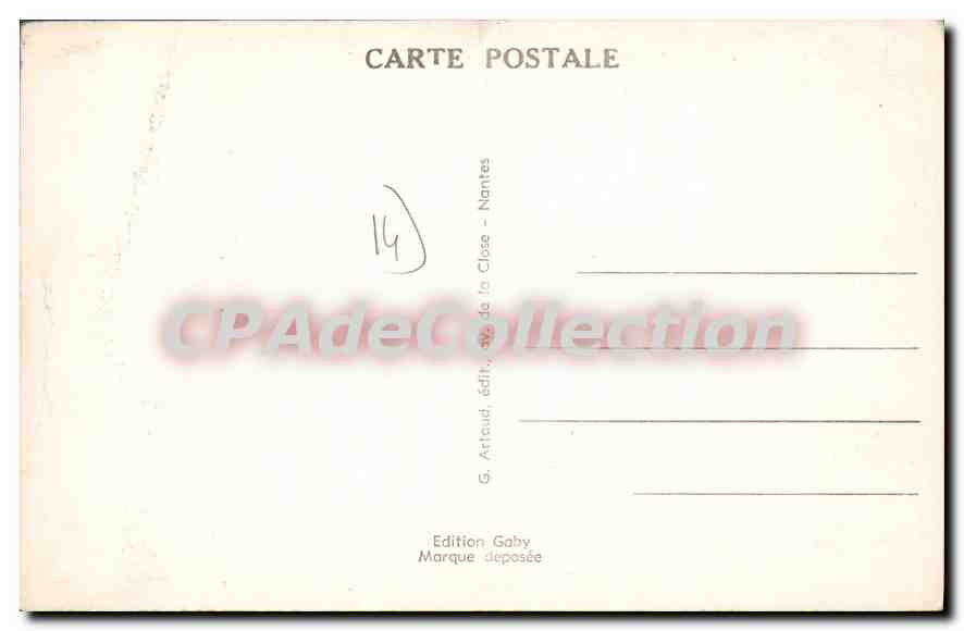 CPA Lion sur Mer Calvados la plage  — Rückseite
