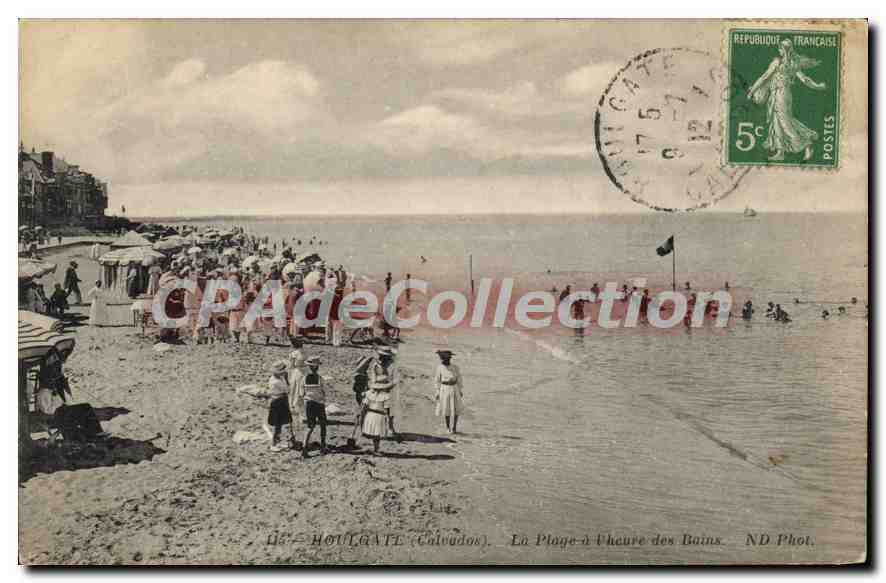 Houltgate (Calvados) — La Plage à l'Heure des Bains — ND Phot.