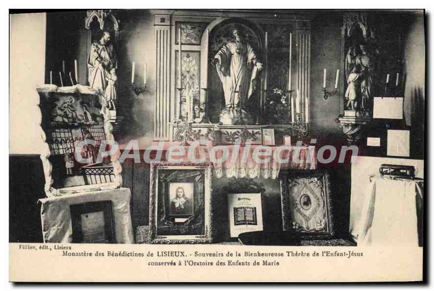 CPA Monastere des Benedictines de Lisieux Souvenirs de la Bienheureuse Therese de l'Enfant Jesus Con