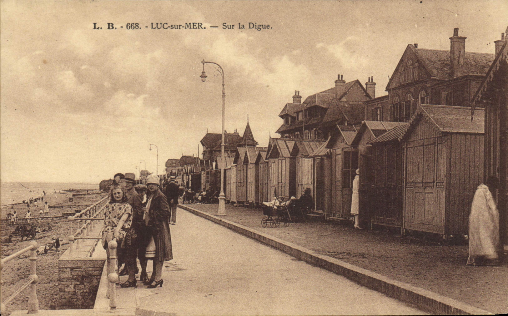 Luc-sur-Mer — Auf der Digue — L. B. 668