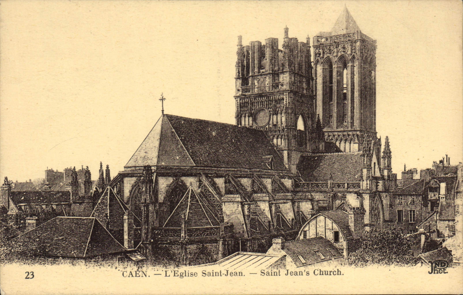 Caen — L'Église Saint-Jean — JND Hot. n°23