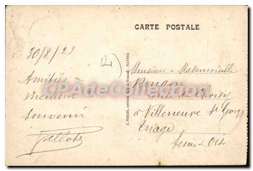 LUC-sur-MER (Calvados) — Die Regatten — Édit. du Petit Paradis — Rückseite