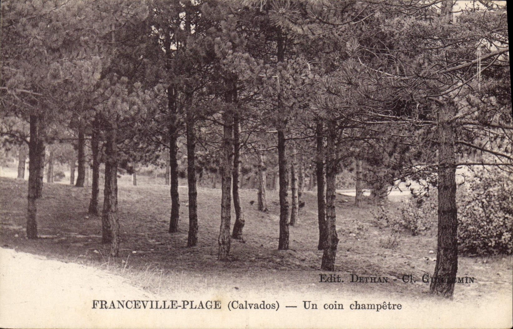 Franceville-Plage (Calvados) — Un coin champêtre — Edit. Dethan - Cl. Guillemin