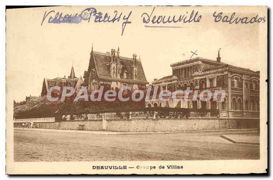 CPA Deauville Groupe de villas 