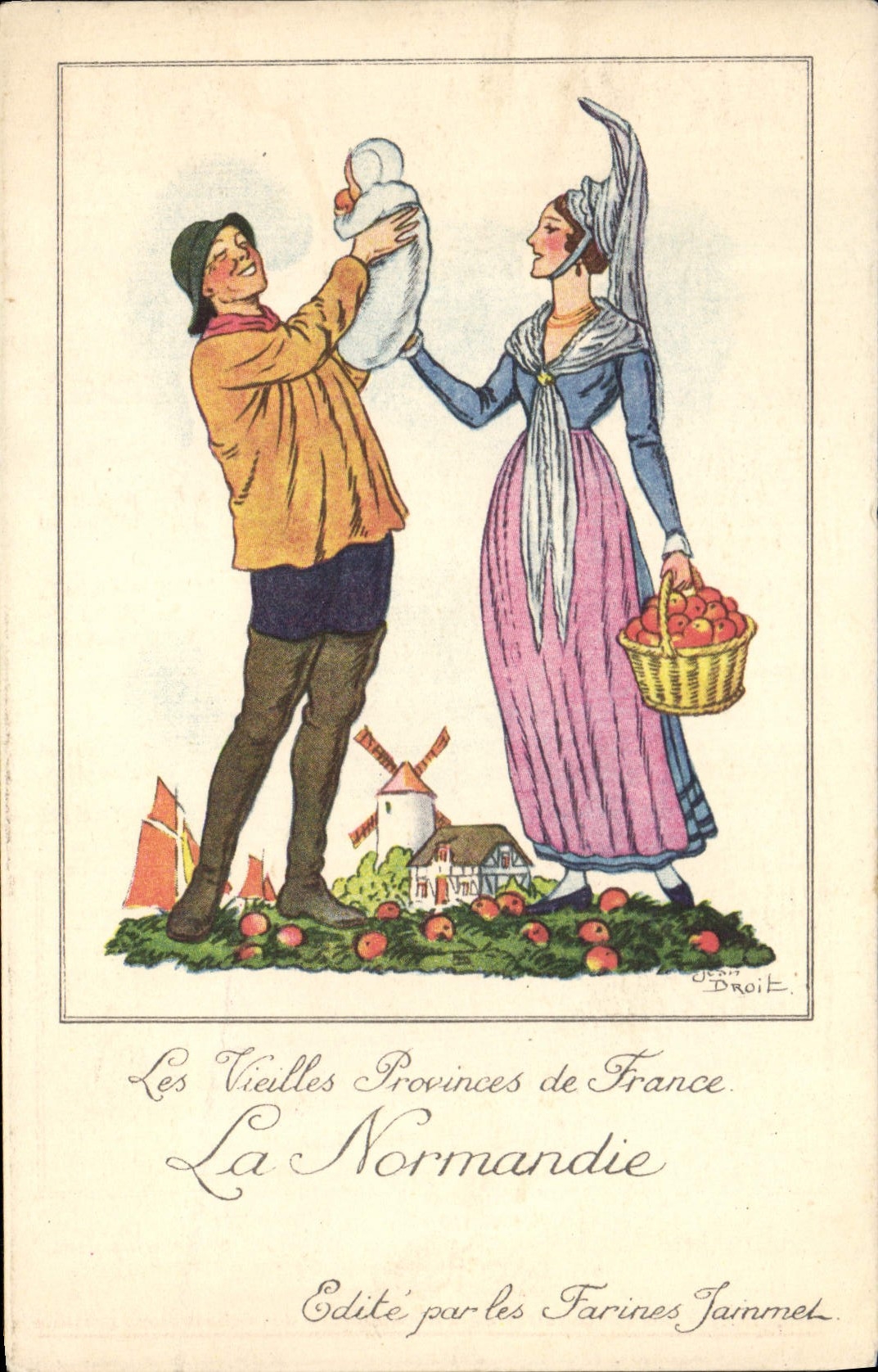 La Normandie — Les Vieilles Provinces de France — Édité par les Farines Jammet