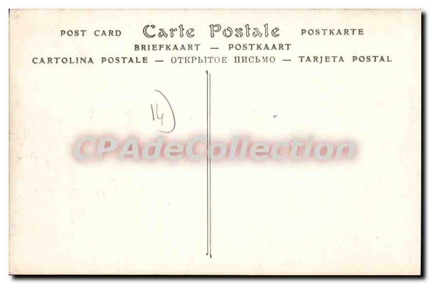 CPA Cabourg la plage a l'heure des Bains  — Rückseite
