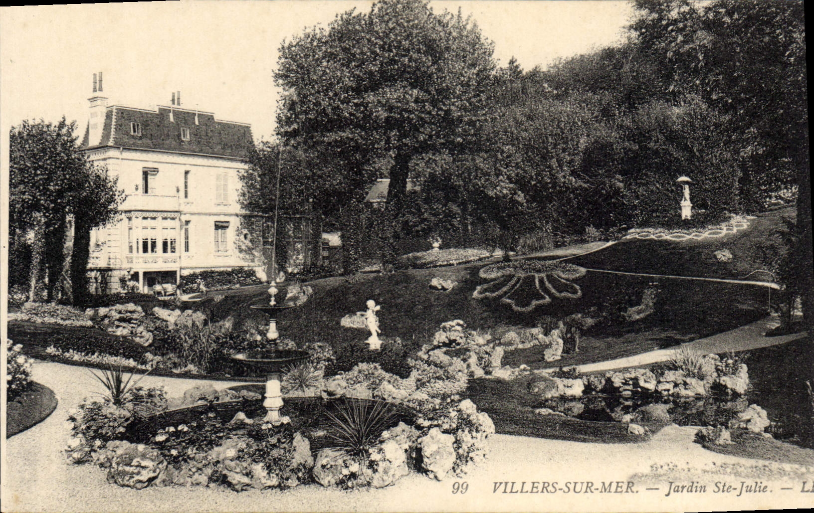 Villers-sur-Mer — Jardin Ste-Julie — éditeur L. L. n° 99