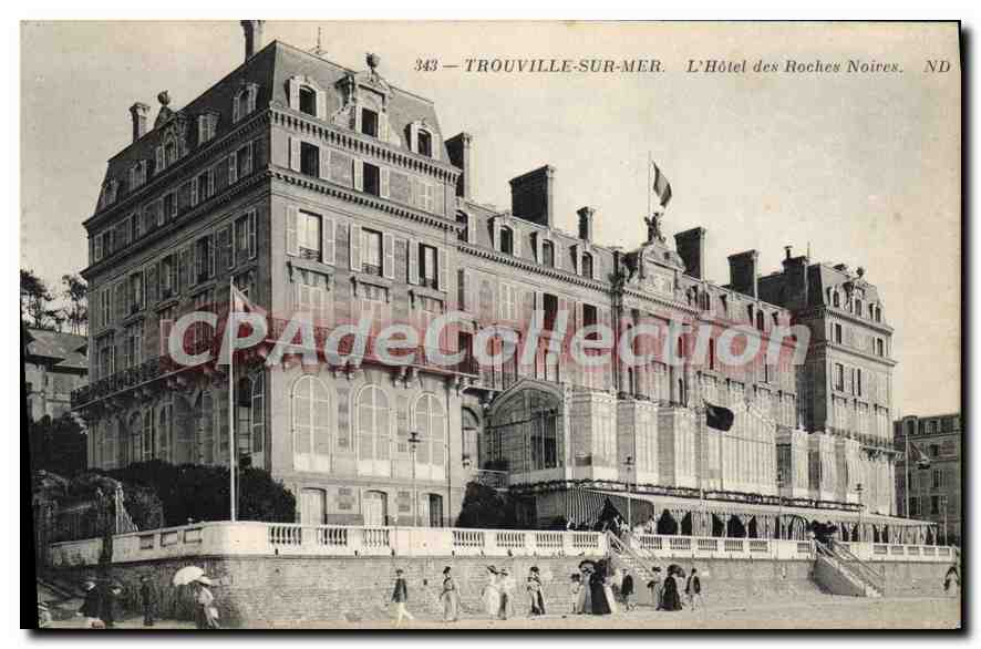 CPA Trouville sur mer l'hotel des Roches Noires 