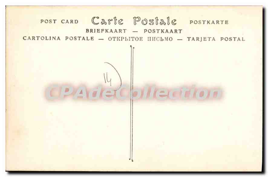 CPA Trouville sur mer l'hotel des Roches Noires  — Verso