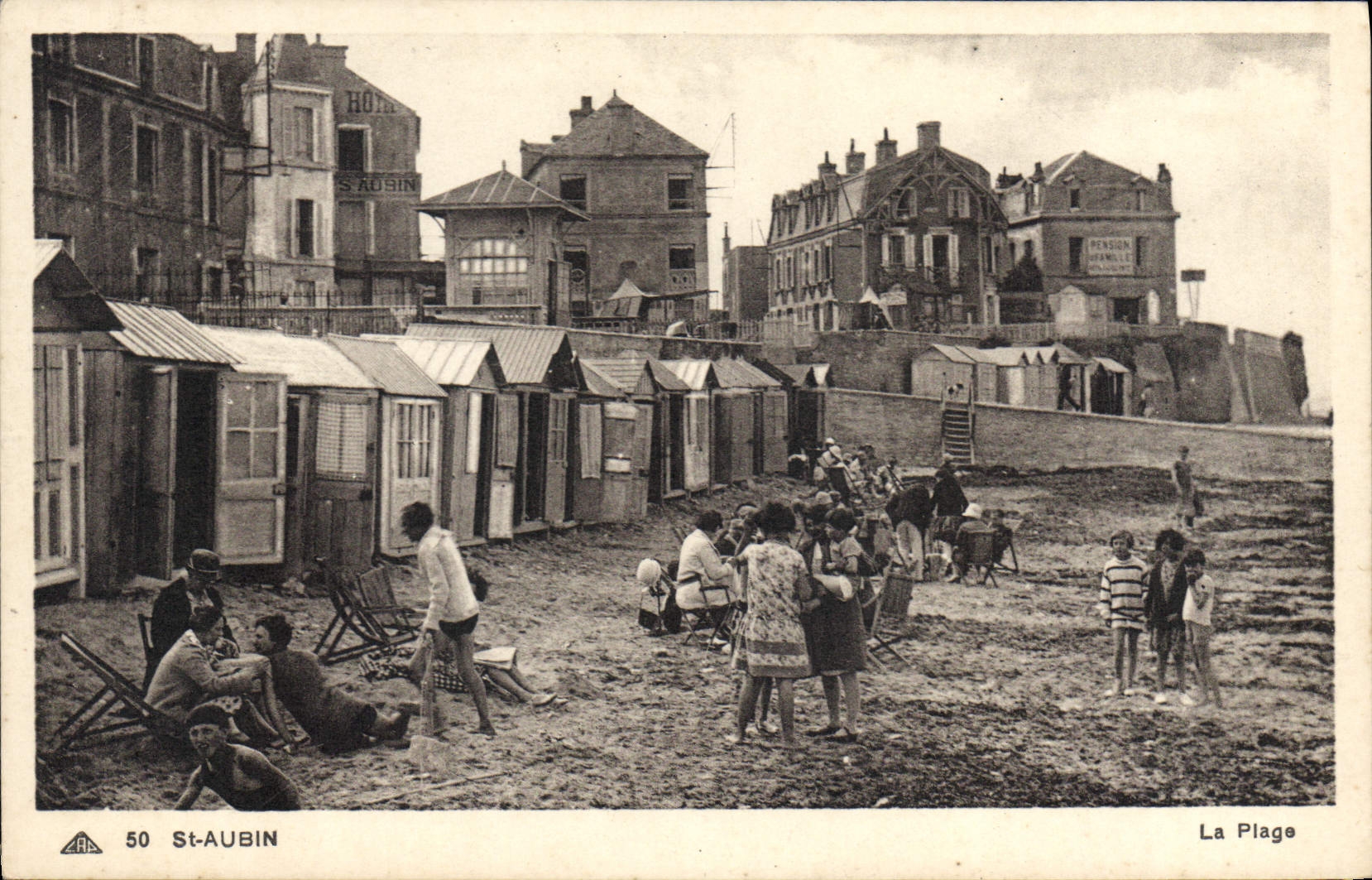 St-Aubin — La Plage — Cie des Arts Photogrammiques Strasbourg-Schiltigheim, n° 50