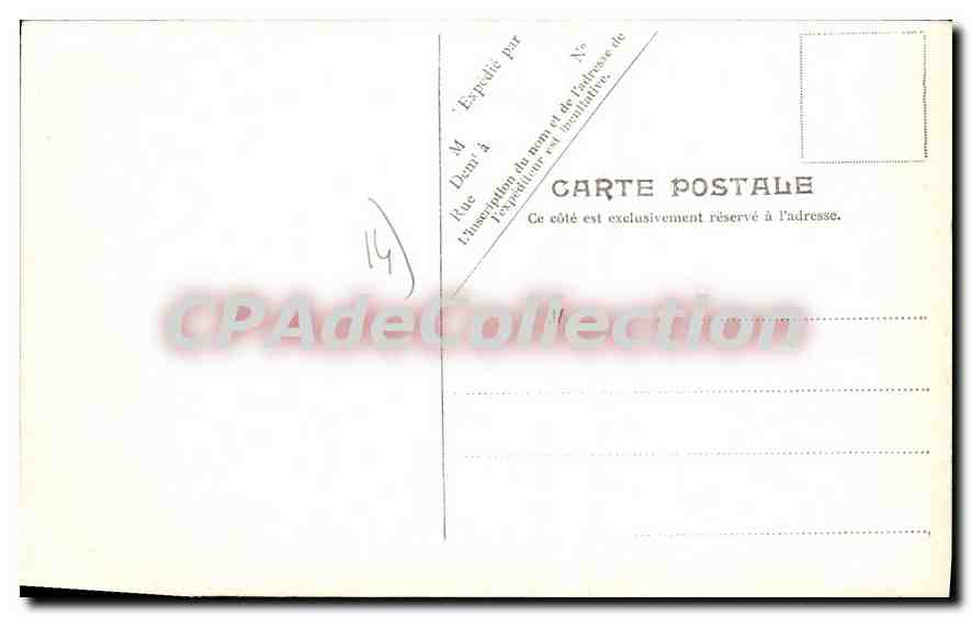 CPA Trouville sortie du bateau du Havre  — Verso
