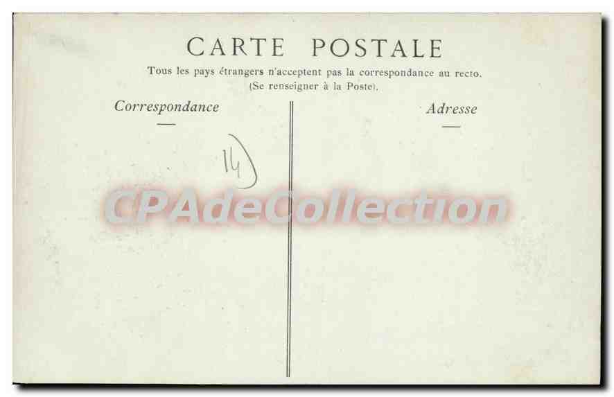 CPA Trouville sur Mer le port a Maree haute  — Back