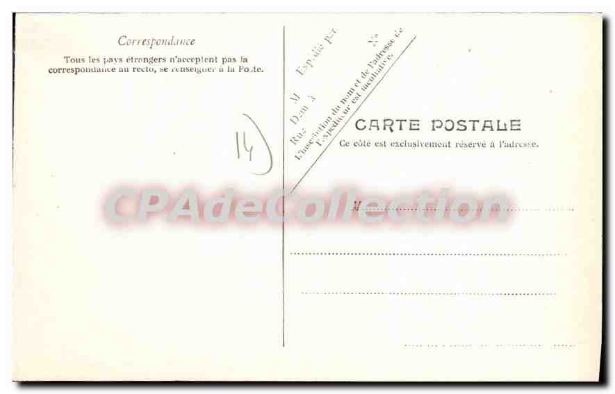 CPA Trouville la Jetee  — Back