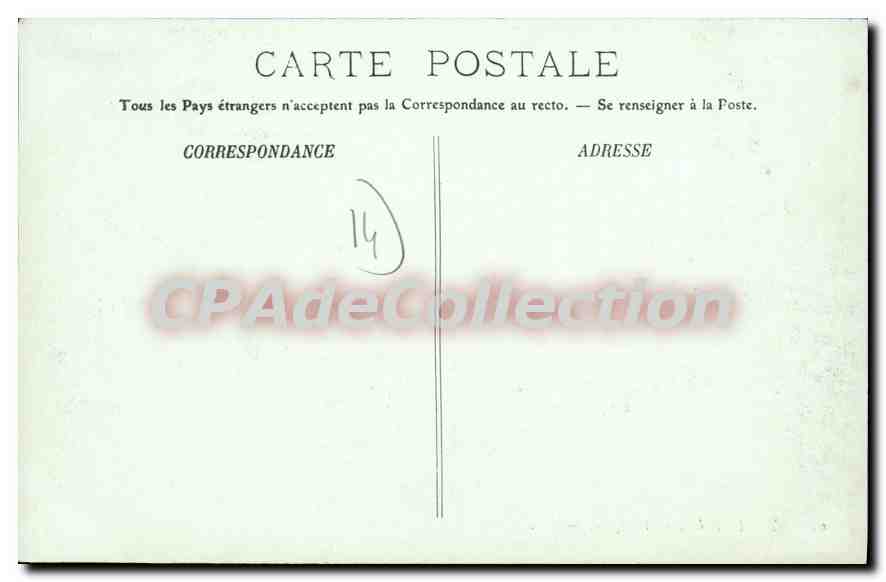 CPA Trouville le Quai  — Verso