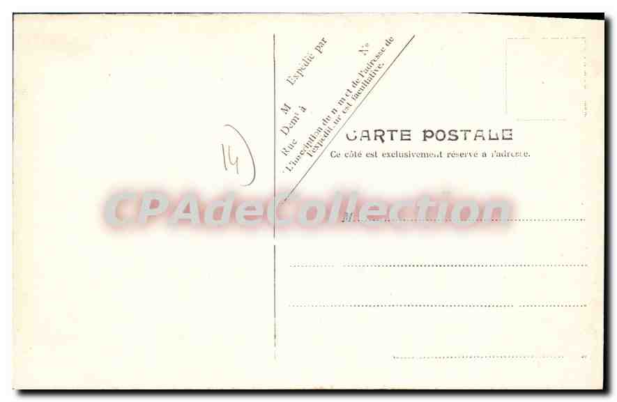 CPA Trouville sur la Jetee  — Back
