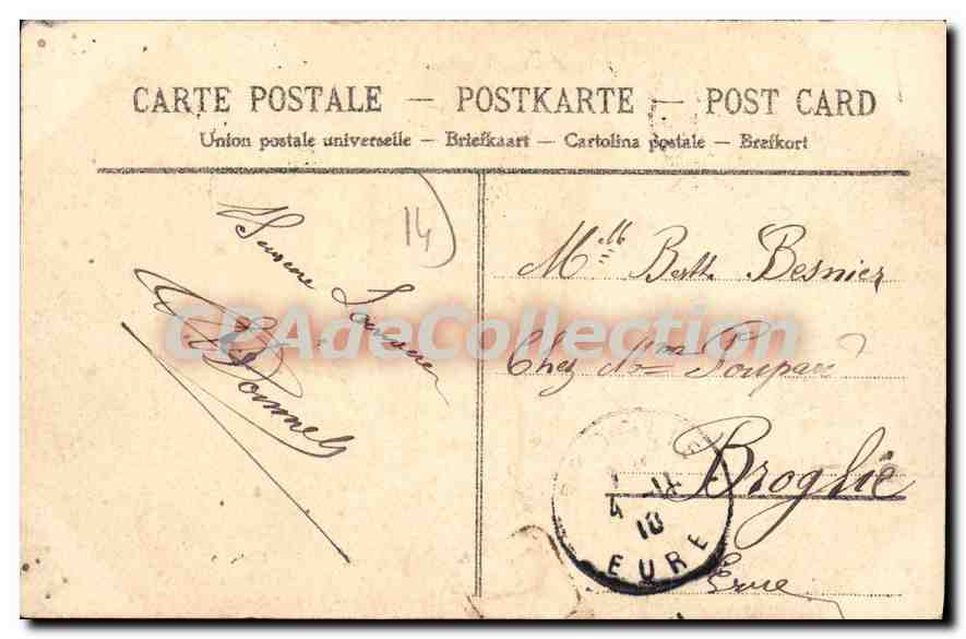 Lisieux — Place Victor-Hugo — Collection R. F. — Achterkant