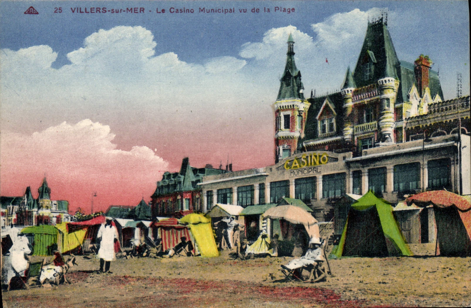 Villers-sur-Mer — Le Casino Municipal vu de la Plage — éditeur ARS, n°25