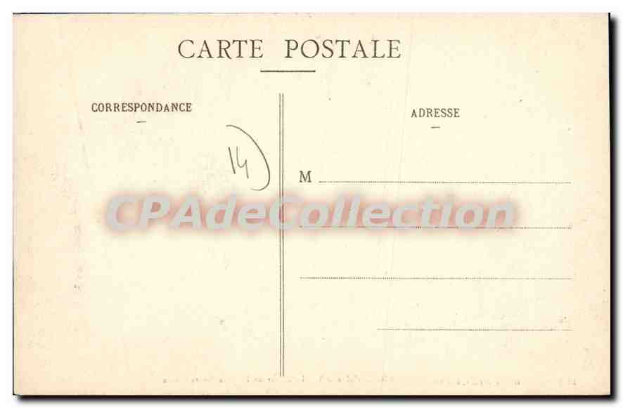 CPA Orbec Calvados interieur de l'Eglise Notre Dame  — Rückseite