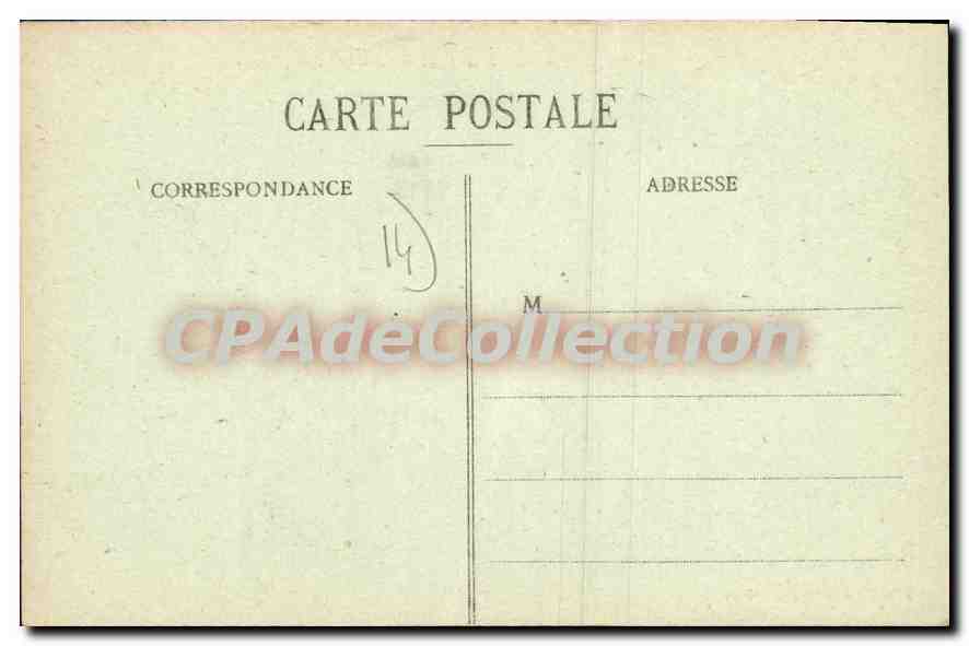 Villers-sur-Mer — La Digue (grande marée) — Édition Yve Poury, phot. Villers — Verso