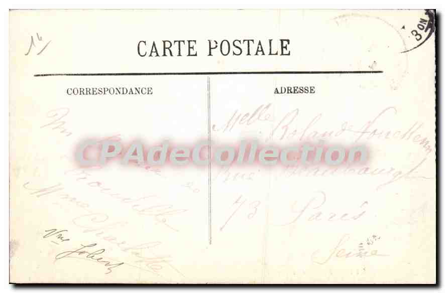 CPA Trouville les Planches  — Back