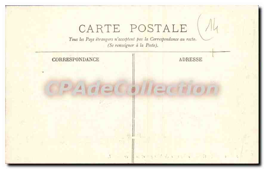 Cabourg — Le Kiosque de Musique et la Place — LL. — Rückseite