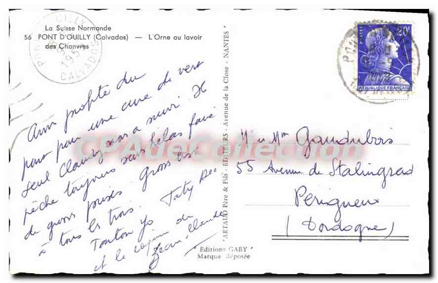 La Suisse Normande — L'Orne au lavoir des Chanvres — Éditions Gaby — Reverso