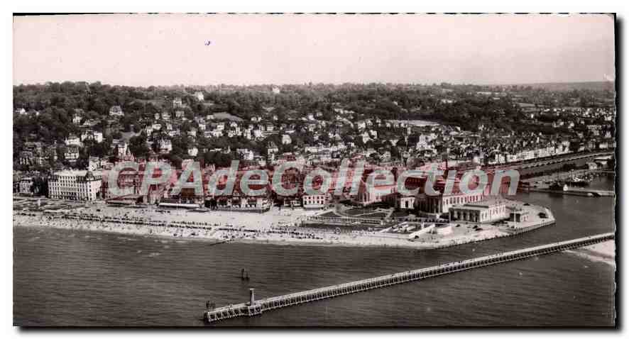 Trouville-Deauville — Vue aérienne — La jetée — Éditions Cany