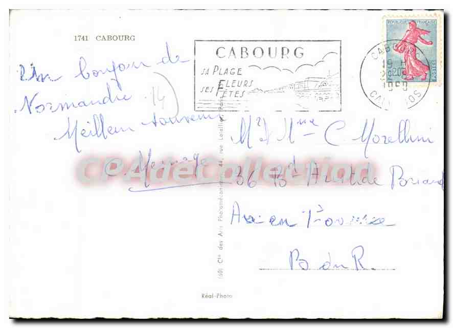 Cabourg — vue panoramique — Réel-Photo, n° 1741 — Reverso