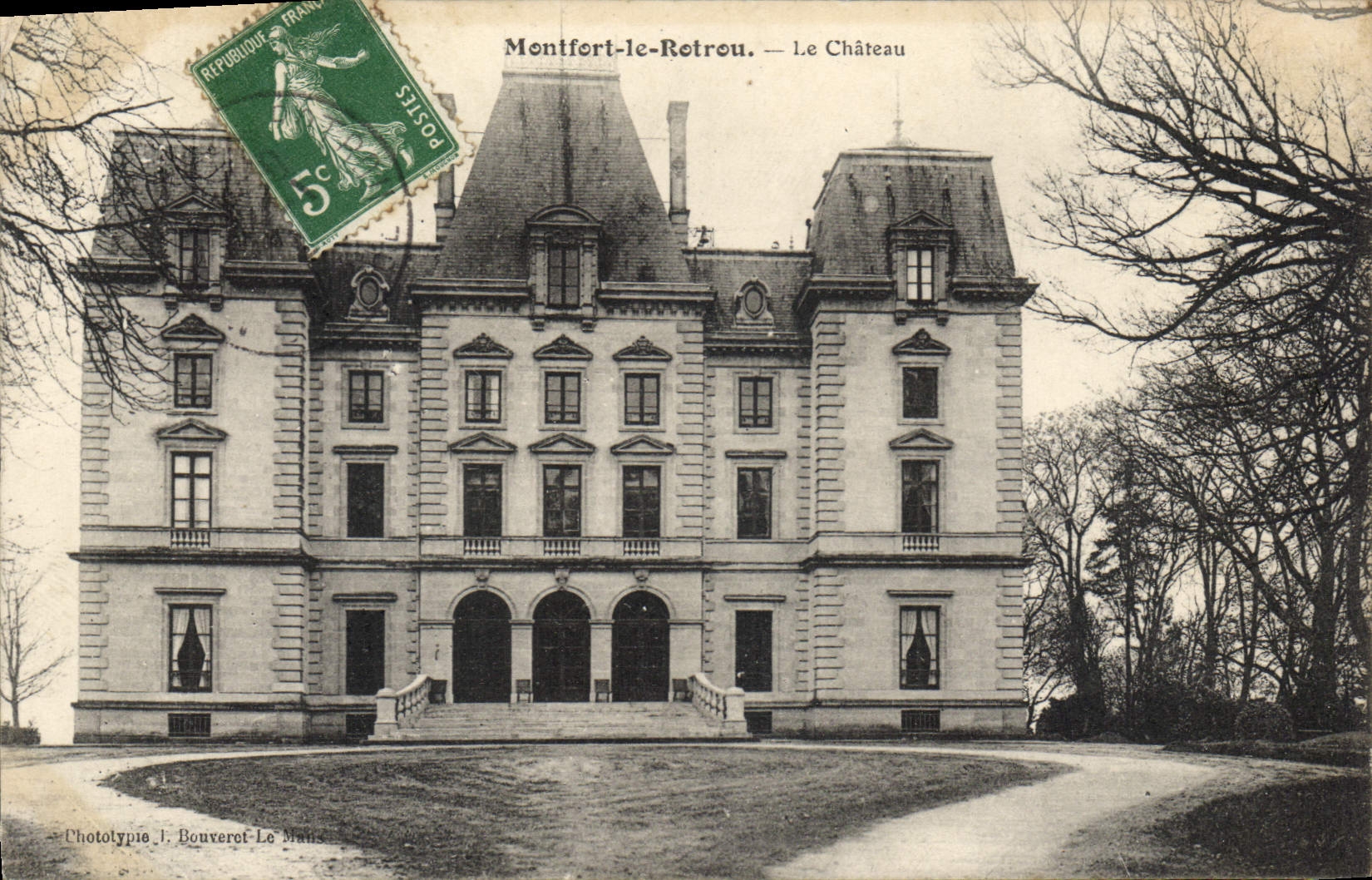CPA Montfort le Rotrou le chateau 