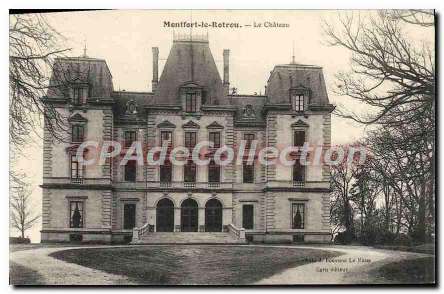 CPA Montfort le Rotrou le chateau 