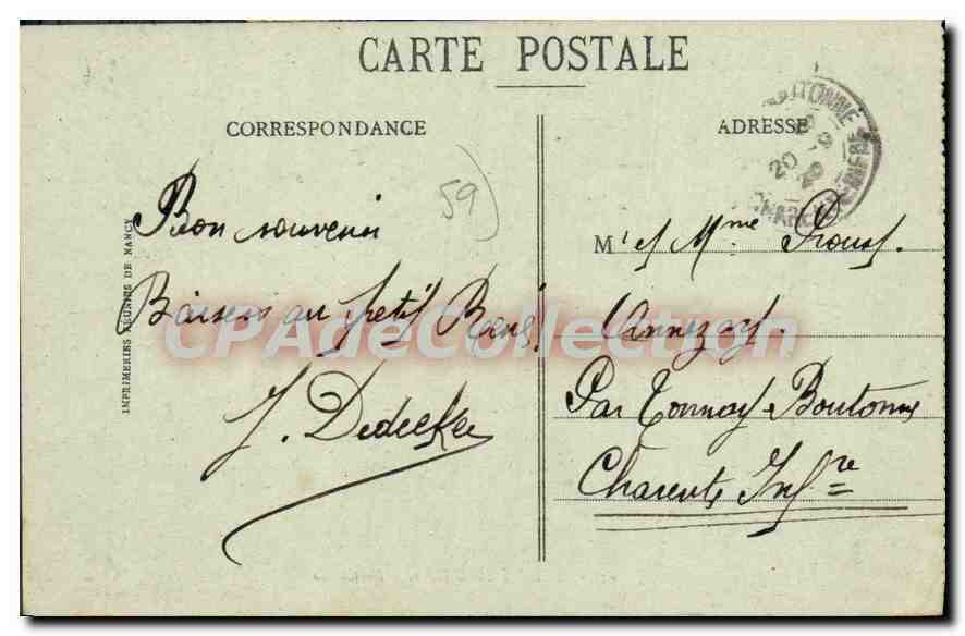 Mâlo-les-Bains — Le Casino — Éditeur C.A.R. n°44 — Rückseite