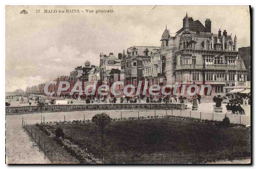 MALO-les-BAINS - Vue générale — éditeur CPAdeCollection, n° 57