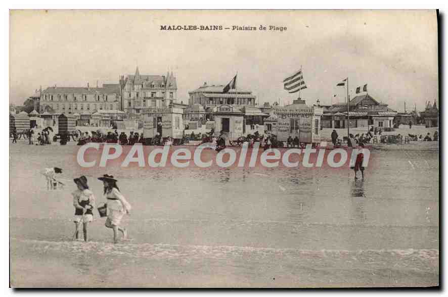 Malo-les-Bains — Piaisirs de Plage — Falciny, Phot.-Edit., Dunkerque