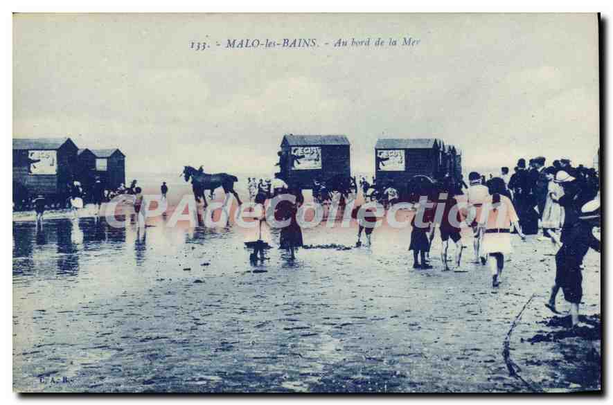 MALO-les-BAINS — Au bord de la Mer — éditeur A. R. n° 133