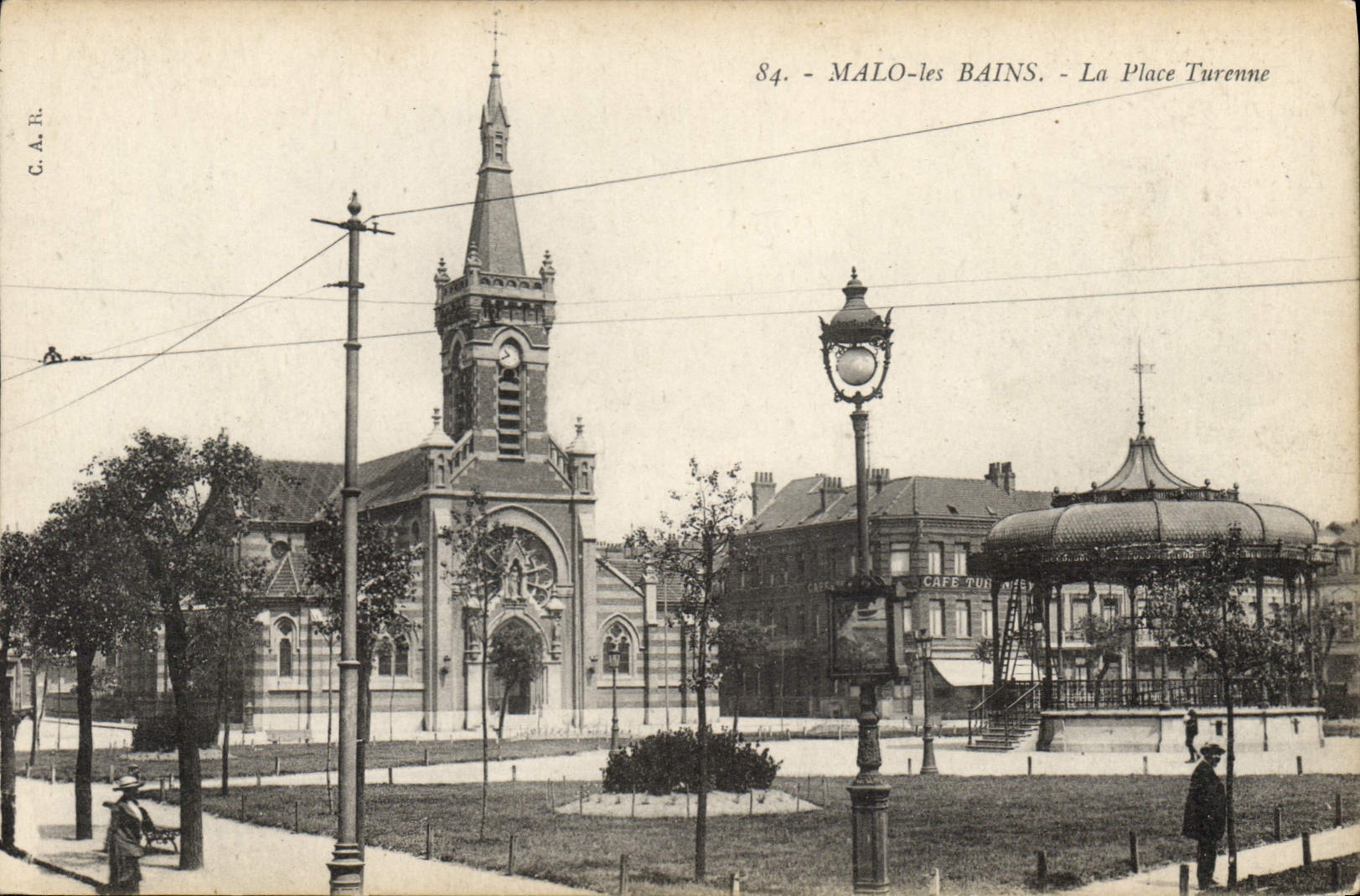 MALO-les BAINS - La Place Turenne — éditeur C.A.R. n°84