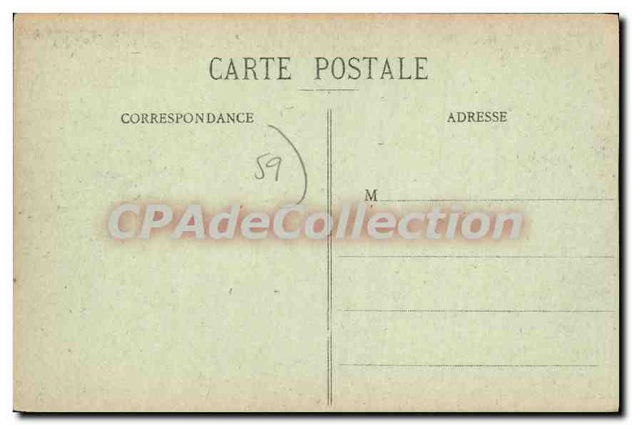 MALO-les BAINS - La Place Turenne — éditeur C.A.R. n°84 — Rückseite