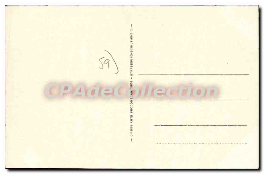 MALO-les-BAINS — Vue générale de la plage et de la digue — CPADE Collection — Rückseite