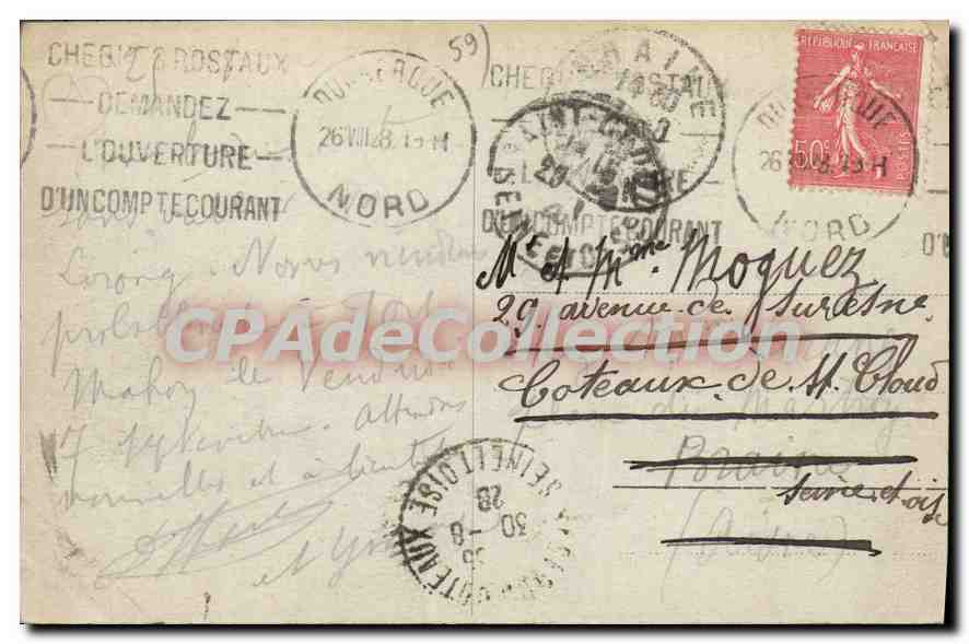 MALO-les-BAINS - La Digue et le Casino — L. S. D. — Rückseite