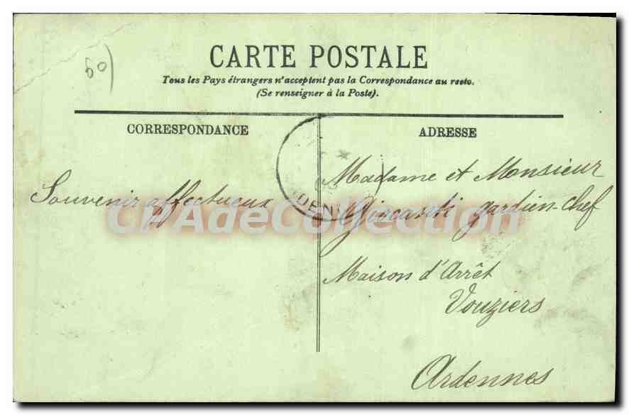 CPA Pierrefonds Le Chateau L'Etang La Gare  — Rückseite