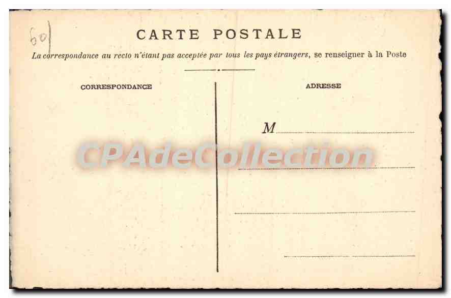 CPA Vieux Beauvais Chorur de la Cathedrale  — Rückseite