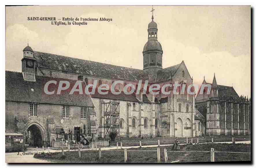 Saint-Germer - Entrée de l'ancienne Abbaye — J. Guittion, éditeur