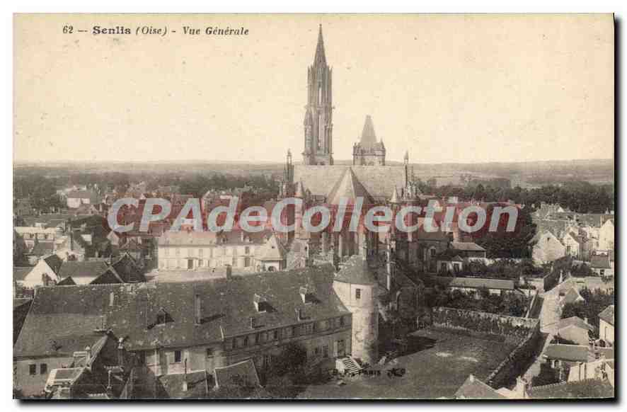 Senlís (Oise) — Allgemeiner Blick — Imp. Catala, Paris