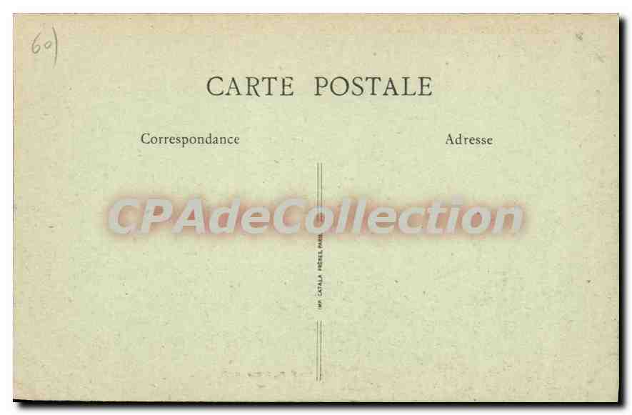 Senlís (Oise) — Allgemeiner Blick — Imp. Catala, Paris — Rückseite