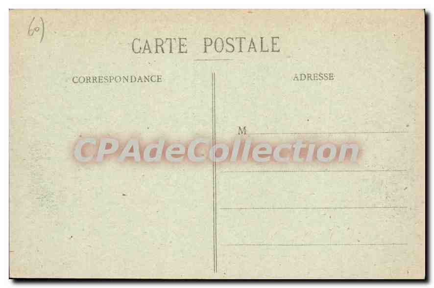 CPA Creil Oise Eglise de construction bizarre des XII et XIII siecles Clocher du XVI siecle  — Verso
