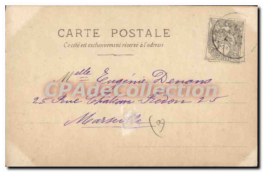 CPA Pierrefonds Galerie et Escalier D'Honneur  — Rückseite