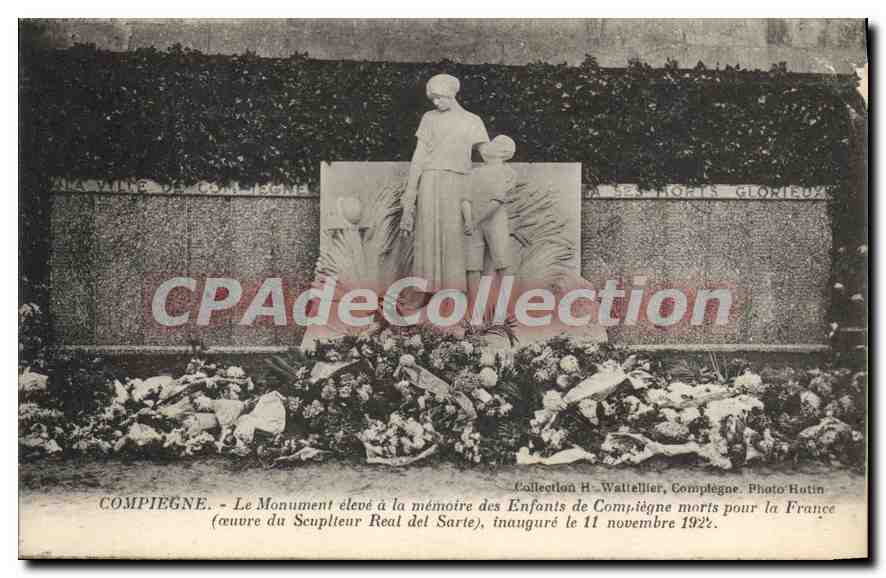 CPA Compiegne Le Monument eleve a la memoire des Enfants de Compiegne 