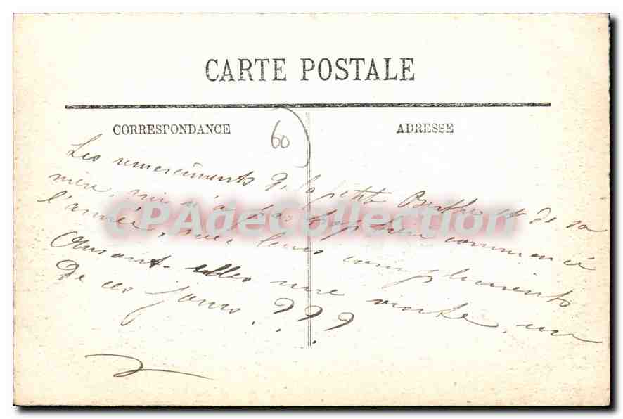 Le Vieux Compiègne — Vue du Château du côté des Jardins — Decelle, Compiègne — Reverso