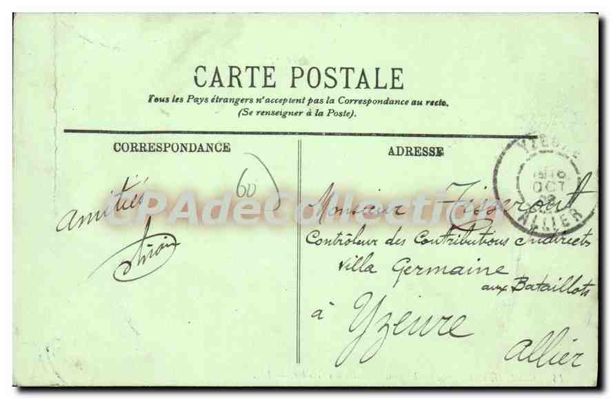 CPA Compiegne Le Chateau Salle des Gardes  — Rückseite