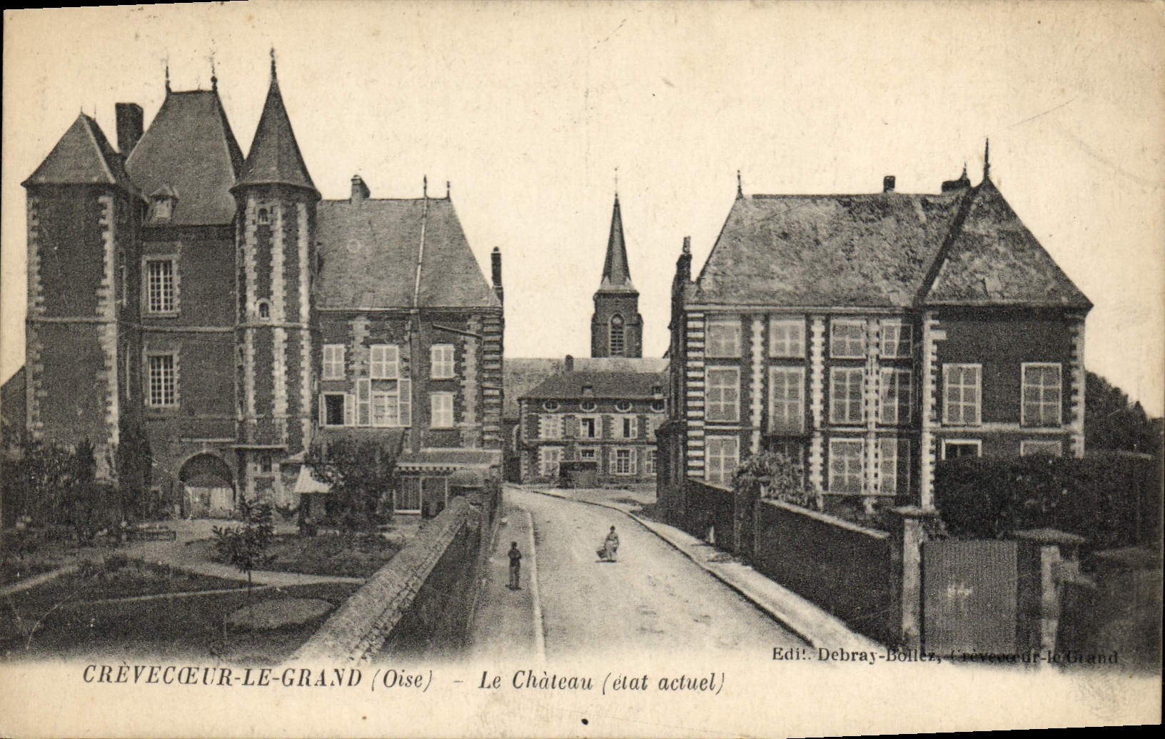 Crèveceur-le-Grand (Oise) — Le Château (état actuel) — Edi!. Debray-Bôleze, Crèveceur-le-Grand
