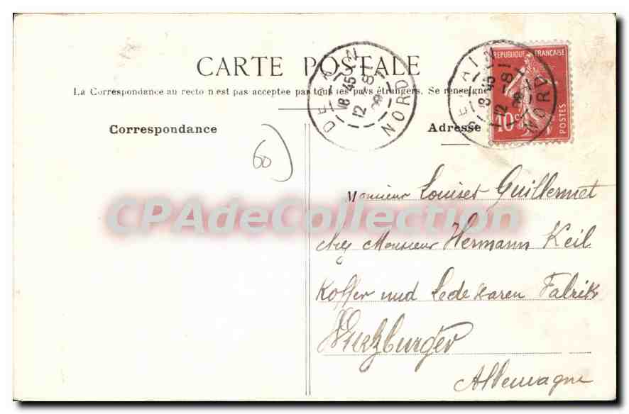 CPA Bailleul sur Therain Oise Le Chateau Les Tourelles  — Rückseite